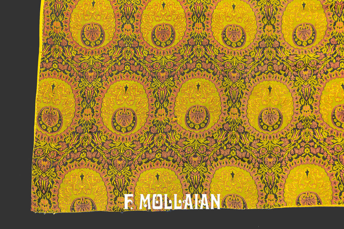 Textile Indien Antique Couleur Or n°:694683